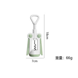 Ouvre-bouteille multifonction, tire-bouchon pour usage domestique, couleur vert clair, forme ronde, design polyvalent RS1032 - Product Image 4