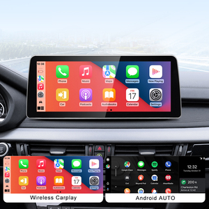 HFMidia Qualcomm Snapdragon 680 12.3 pouces CarPlay sans fil AUTO Android16 GPS Navi Bluetooth GPS intégré pour BMW X5 F15 X6 F16 - Product Image 4