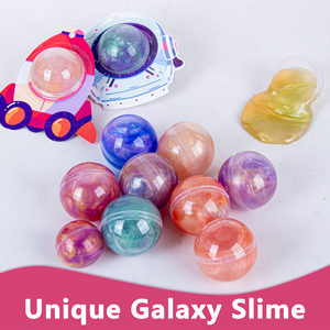 Bolas de Slime Galaxy a Granel - Slime Elástico No Pegajoso para Aliviar el Estrés, Recuerdos para Fiestas, Juguetes Seguros para Niños, para Suministros de Fiesta y Venta al por Mayor - Product Image 3