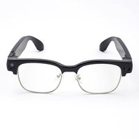 Lunettes Intelligentes Demi-Monture E09B avec Caméra 8MP, Double Micro Anti-Bruit, Traduction IA, Assistant Vocal et Lunettes de Soleil Connectées