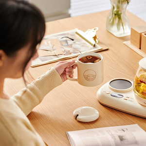 Little Bear Health <b>Pot</b> <b>Set</b> YSH-D08D3 1L Mini Glass <b>Tea</b> Stove With Lid For Home Office Use - Product Image 2
