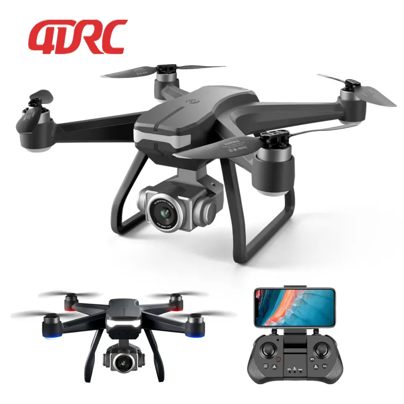 New 4DRC F11 Drone 4K HD Camera Wide Angle WiFi FPV Drone Dual Camera Height Keep Drone Camera Helicopter Christmas Toys