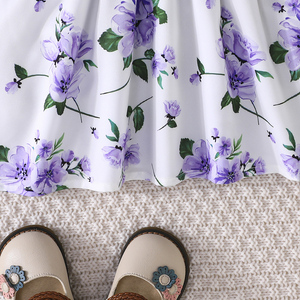 Robes décontractées quotidiennes à la mode pour bébés filles, vêtements pour enfants à manches longues et imprimé animal mignon, longueur genou - Product Image 6