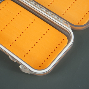 Selco 140*95*30mm accessoires de pêche portables <span class=keywords><strong>Orange</strong></span> ABS boîte à mouches leurres de pêche boîte de leurre à mouche - Product Image 6