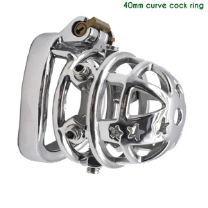 อุปกรณ์ล็อคความบริสุทธิ์ทางเพศชายแบบ BDSM ยี่ห้อ FRRK  ทำจากโลหะ  ตกแต่งด้วยหนาม  กรงครอบอวัยวะเพศชาย  ทำจากสแตนเลส  กรงครอบอวัยวะเพศชายสำหรับผู้ชาย - Product Image 2
