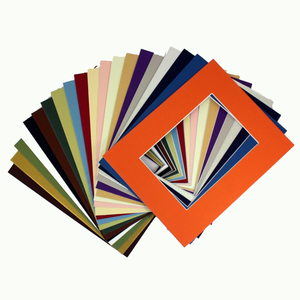 Passe-partout multicolore sans acide, découpé sur mesure, en carton perforé pour l'encadrement de photos, portraits <span class=keywords><strong>et</strong></span> médailles - Product Image 3