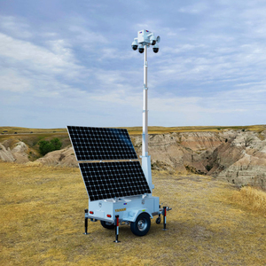 Yaham Điện Thoại Di Động LED Điện Độ Sáng 7M 9M Cao Cột Chiếu Sáng Cực Sân Vận Động Ánh Sáng Tháp Cao Cột Tùy Chọn Với Máy Ảnh CCTV - Product Image 5