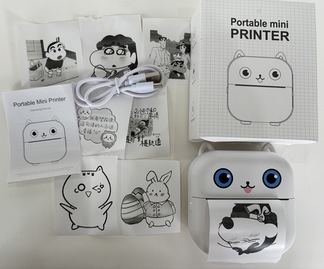 Wireless Printer Mini Portable Thermal Pocket Mobile Printer