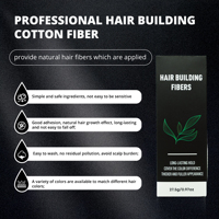 Fibre de coton de kératine biologique en gros naturelle de longue durée Fibres capillaires de marque privée Fibre de renforcement des cheveux en poudre pour le maquillage des cheveux