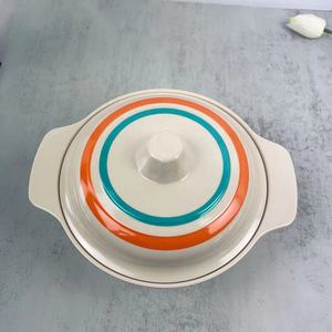 Unbreakable all'ingrosso personalizzato melamina ciotola di riso rotonda con coperchi set uso quotidiano per uso alimentare - Product Image 1