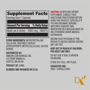 Precio al por mayor Suplemento de hierbas para mujeres 10000mcg Biotina para el crecimiento de las uñas de la piel del cabello - Product Image 6