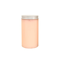 Bouteille de boisson cylindrique en PET de 500 ml avec bouchon en aluminium jetable, pour thé aux fruits et thé au lait infusé à froid, idéale pour la vente ambulante – Produit phare sur internet