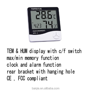 เครื่องวัดอุณหภูมิในบ้านความแม่นยำสูง ± เครื่องวัดความชื้นเครื่องวัดความชื้นเครื่องวัดความชื้นแบบดิจิตอลแม่เหล็ก - Product Image 4