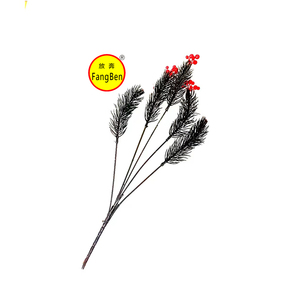 Navidad suave ratán Artificial Norfolk Pino árbol de Navidad Pino hecho a mano hierba Artificial decoración del hogar para graduación Navidad - Product Image 1