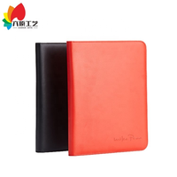 Porte-documents de présentation A4 en cuir PU, avec fermeture éclair et anneaux, cadeaux d'affaires, ALL BEST CL-054, étanche et extensible