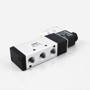 Airtac koil katup Solenoid udara pneumatik, tipe 4V310-08 5/2 cara 1/4 inci, kompatibel dengan AC220V AC110V DC12V DC24V - Product Image 3