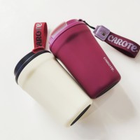 Vente chaude 2023 tasses à café isolées en acier inoxydable tasse de lait de voyage thermique avec rofe