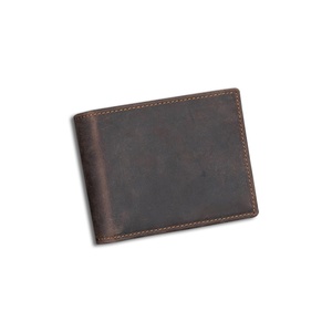 Wholesale Manufacturer Luxury Top Grain Real Leather Vintage Designer Slim Laser Engraving <b>RFID</b> Open Short Men's <b>Wallet</b> - Product Image 5