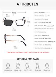 Occhiali da <span class=keywords><strong>Sole</strong></span> Partagas all'Ingrosso, Design Personalizzato con Logo, Lenti Fotocromatiche Rettangolari Anti Luce Blu UV400 per Uomo - Product Image 6