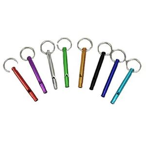 Silbato de Aleación de Aluminio Personalizado Barato, Silbato de Alarma Antilobo, Silbato de Autodefensa, Llavero para Niñas - Product Image 1