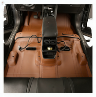 Alfombrillas de Coche de Lujo Personalizadas, Impermeables, de 20 mm de Grosor, Alfombrillas de Cuero sin Costuras, Accesorios Interiores de Alta Gama para Automóviles