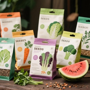 Factory Wholesale Custom Printed Logo Eco Friendly Recyclable Mylar Seed <b>Bag</b> for Sunflower Vegetable Fruit Seeding <b>Bags</b> Plastic - Product Image 3