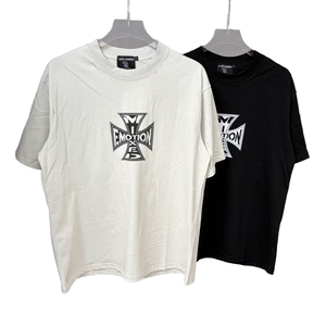 Camiseta Personalizada para Hombre, Corte Regular, Sólida, Formal, Transpirable, Ecológica, de Algodón y Poliéster, Cuello Redondo, Ropa Urbana, Fabricante OEM ODM - Product Image 1