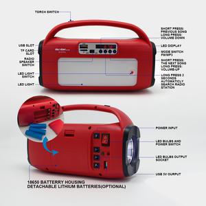IS-1277S -L Mni Nhà Di Động Off Grid Power Năng Lượng DC Năng Lượng Mặt Trời Bảng Điều Khiển Âm Nhạc Kit Set Đối Với Trang Chủ Hệ Thống Chiếu Sáng kit Bảng Điều Chỉnh Năng Lượng Mặt Trời - Product Image 2