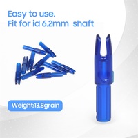 Flèches de tir à l'arc, de plusieurs couleurs, pour la chasse, le plein air, I.D, nouveauté, 6.2mm Carbone Flèche Nock