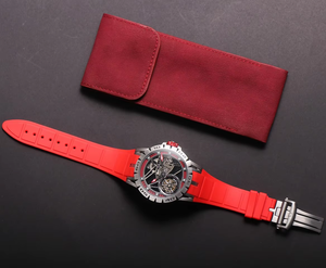 Hot Sale Luxury Men's Racing Watch with Hollow Tourbillon <b>Titanium</b> Alloy Sapphire Mirror Rubber Strap 40mm Dial Display Pointer - Product Image 6