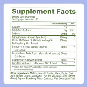 Gummies aux champignons Reishi avec GABA et Safran - Complément végétalien pour le sommeil avec Camomille et <span class=keywords><strong>Passiflore</strong></span>, Sans sucre, Vente en gros - Product Image 6
