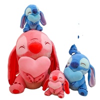 Boneka Stitch Plushie, Boneka Penghilang Stres & Bantal, Hadiah Anak Unisex, Dapat Dicuci, Grosir