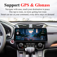 Radio para Auto con Pantalla de Audio y Video, Reproductor de DVD, Android 14, Cristal 850, 16+512 GB, para HONDA CRV 2017-2021