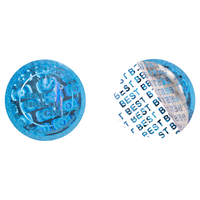 Autocollants personnalisés imperméables à motif holographique laser Coupe d'Europe, étiquettes en papier holographique à estamper