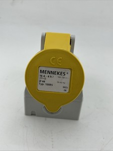 <span class=keywords><strong>MENNEKES</strong></span> 100RS ปลั๊กติดผนัง 100V - 130V 16A-4h 2PE <span class=keywords><strong>IP44</strong></span> ใหม่ไม่ได้ใช้งาน - Product Image 1