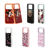 Coque de téléphone magnétique antichoc en TPU+PC à motifs variés, transformable instantanément, avec dos interchangeable pour 17 Pro Max Multi