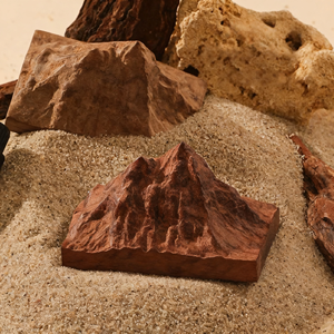 Diffuseur d'aromathérapie en forme de <span class=keywords><strong>montagne</strong></span> en bois massif sans feu - Product Image 1