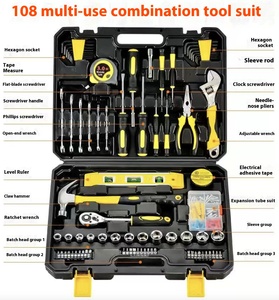 Ensemble d'outils professionnels de 108 pièces pour l'entretien automobile - Kit de réparation de matériel multifonctionnel avec clés et boîte de rangement - Product Image 2
