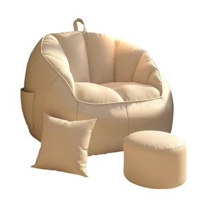 Single Lazy Sofa <b>Chair</b> With Backrest Recliner Sleepable Bean Bag Tatami Leisure Seat For Bedroom Living Room Indoor Use - Product Image 2
