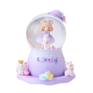 Venta al por mayor de cajas de música con bola de cristal giratoria extra grande, estilo Lolita Princesa, regalos de cumpleaños para niñas - Product Image 5