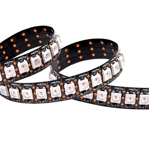 Tira de Luces LED Digitales RGB <span class=keywords><strong>4020</strong></span> <span class=keywords><strong>SK6812</strong></span> de 144 LED, con Emisión Lateral, Direccionables, Blancas/Negras, de 10 mm de Ancho, para Festivales - Product Image 3