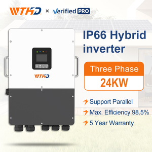 WTHD 24kW Trifásico de Bajo Voltaje Híbrido 48V Doble MPPT 98% Eficiencia IP66 para Hogar, Granja e Industria - Product Image 4
