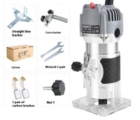 Machine à graver et à découper le bois portable 110 V, machine à découper les bords électrique portative