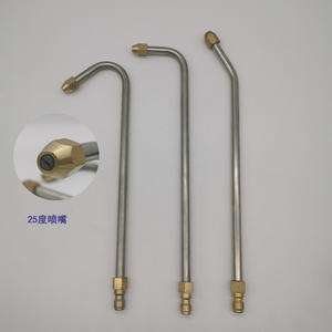 Pistolet à eau haute pression pour lavage de voiture, tige d'extension en acier inoxydable et cuivre, en forme de U à 90 degrés pour le nettoyage des appareils - Product Image 3