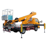 Véhicule utilitaire multifonctionnel de camion d'opération de haute altitude de livraison rapide avec le grand panier de travail 30.5M
