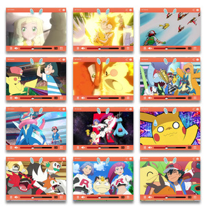 <span class=keywords><strong>Figurine</strong></span> Pokémon en promotion, vente flash, pour affiche lenticulaire, planches d'art dorées, origine des elfes Vol.2, jeu de cartes en papier - Product Image 5