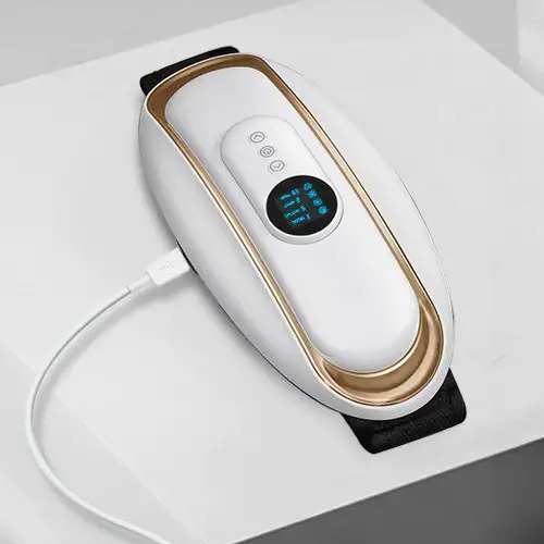 Wireless Remote Control Deep Muscle Tissue Tens Unit Ems Waist Massager 16 Levels Electric Back With Heating Function