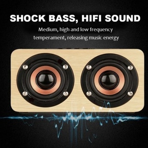 <span class=keywords><strong>K5</strong></span> Enceinte Portable Bluetooth en Bois – Mini Haut-Parleur DJ en Bois - Product Image 3