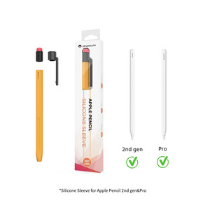 Housse de protection en silicone antidérapante pour stylet rechargeable sans fil pour <span class=keywords><strong>Apple</strong></span> <span class=keywords><strong>Pencil</strong></span> Pro et 2e génération - Product Image 1