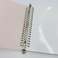 Carnets de collection personnalisés A4, B5, A5 imprimés, à feuilles mobiles, avec reliure à anneaux métalliques, réutilisables, vierges, pour autocollants, rubans washi, cadeaux